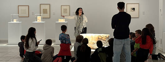 Cultura en Familia visita/taller Chillida. Poesía es construcción.